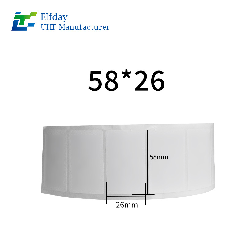 58*26mm NFC and RFID Dual Frequency Label Optimized for Various Environments